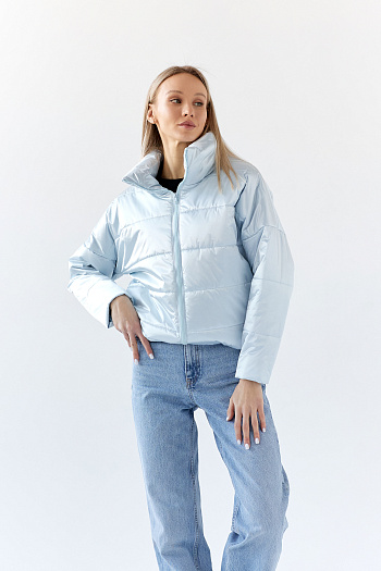 9 Куртка женская демисезонная 26750 (голубой)