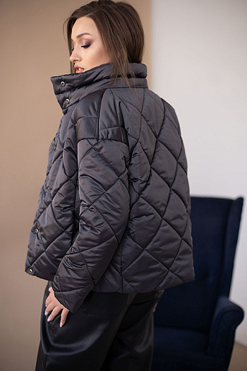 4 Куртка женская демисезонная 22300 (графит)