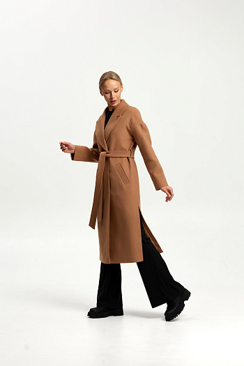 2 Пальто женское демисезонное 26820 (кэмел)