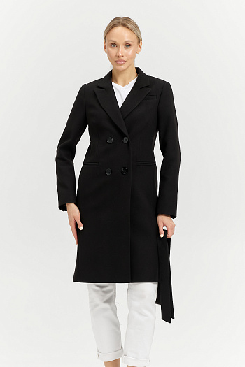 9 Пальто женское демисезонное 27420 (черный)
