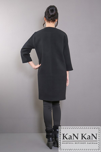 3 Пальто 15223-000  (черный) 