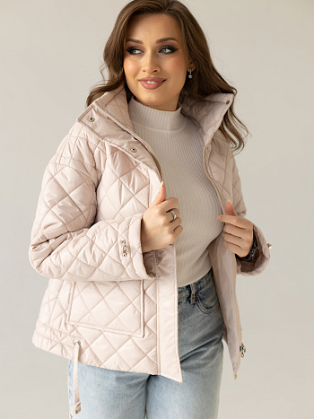 2 Куртка женская демисезонная 24835 (нежно-розовый)