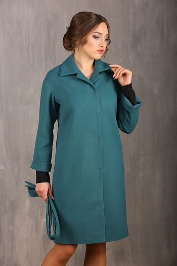 4 Пальто 18570  (малахит) 