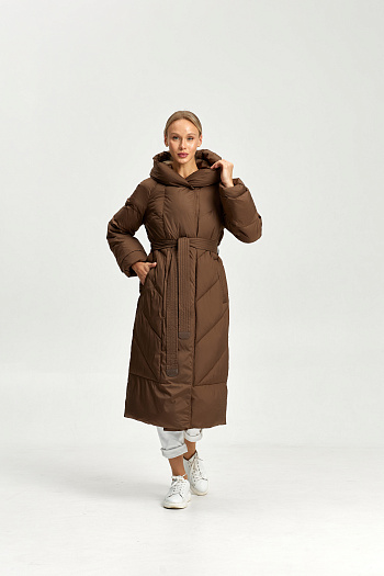 3 Куртка женская зимняя 26004 (коричневый)