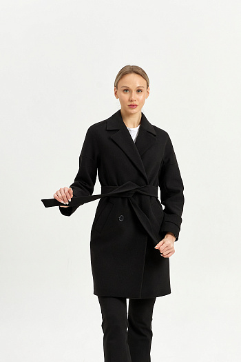 6 Пальто женское демисезонное 22970 (черный)