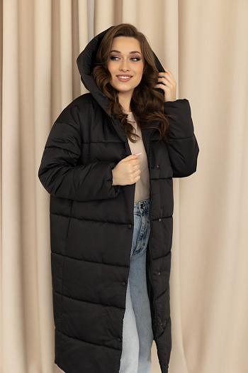 4 Куртка женская зимняя 23610 (черный 2)
