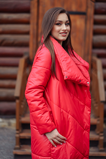 4 Куртка женская демисезонная 22320  (красный) 