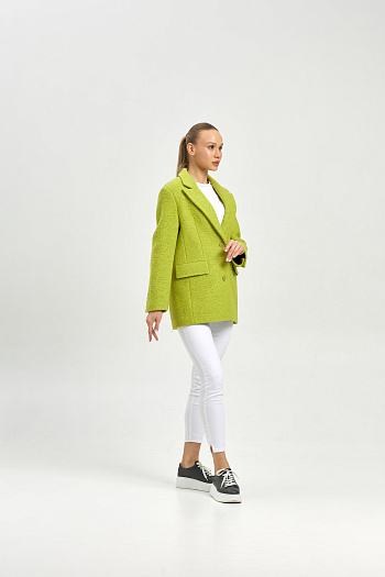 5 Пальто женское демисезонное 27100 лайм
