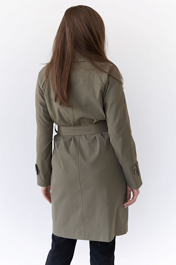 2 Плащ женский 1820 (хаки)