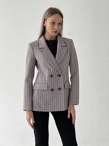 4 Пальто женское демисезонное 27200 (вино)