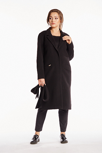 2 Пальто 19950  (черный ) 