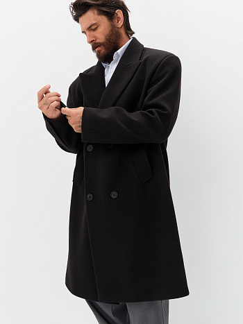 4 Пальто мужское 2703-03 (черный)