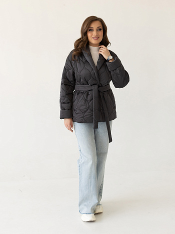 6 Куртка женская демисезонная 24832-00 (графит)