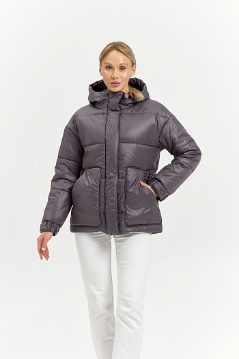 7 Куртка женская зимняя 25404 (лиловый)