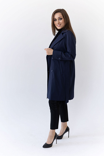 2 Плащ женский 1820 (синий)