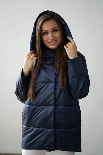 2 Куртка женская демисезонная 22260  (синий) 