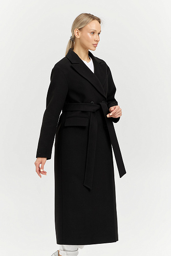 7 Пальто женское демисезонное 26102 (черный)