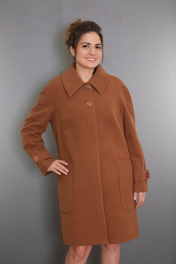 2 Пальто 14206-681  (горчица) 