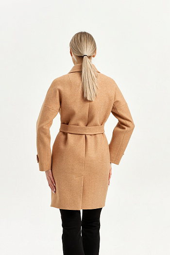 5 Пальто женское демисезонное 22970 (золото)