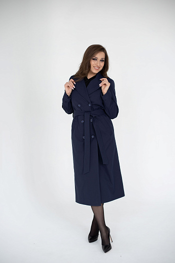 3 Плащ женский 1115 (синий)