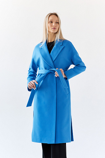 4 Пальто женское демисезонное 21820 (электрик)