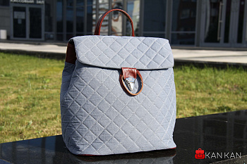 3 Рюкзак S0013Б Голуб.+ пулл-ап.