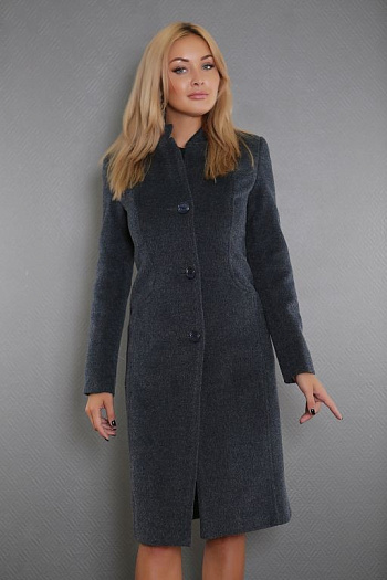 3 Пальто женское демисезонное  18507-017(серый) 