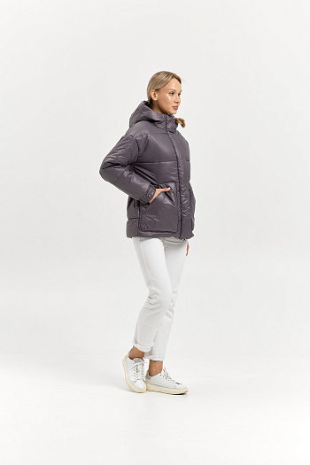 6 Куртка женская зимняя 25404 (лиловый)