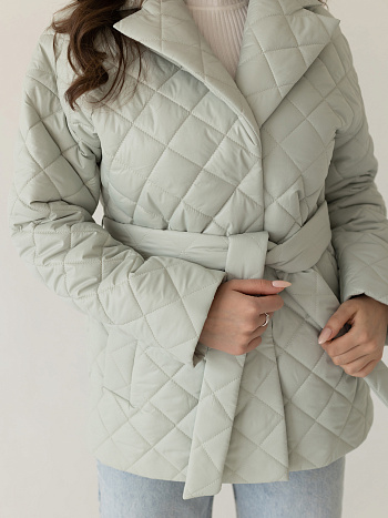 6 Куртка женская демисезонная 24935 (олива)