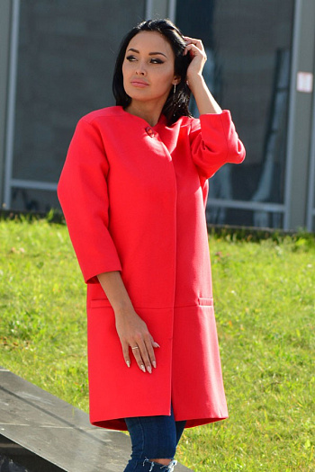 2 Пальто 15223-890  (красный) 