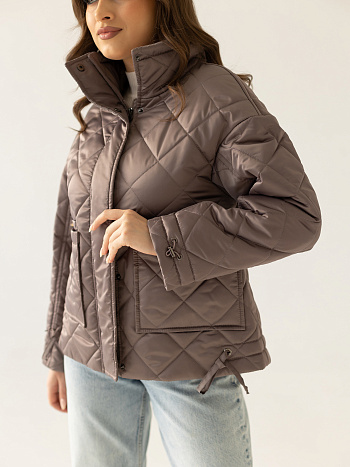 3 Куртка женская демисезонная 24835 (капучино)