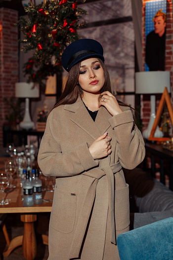 3 Пальто 20550  (карамель) 