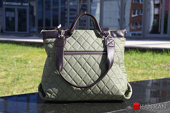 2 Сумка S0020 Т.зел.+кор.