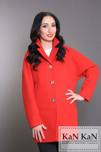 2 Пальто 16004-890  (красный) 