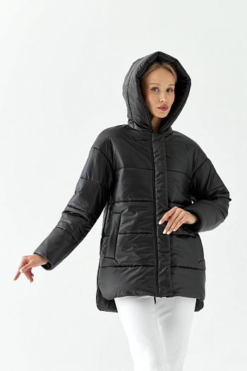 2 Куртка женская демисезонная 26060 (черный)