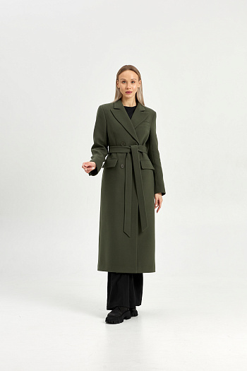 5 Пальто женское демисезонное 26895 (хаки)