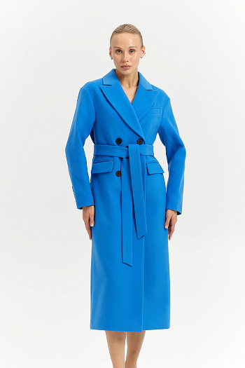 8 Пальто женское демисезонное 26102 (электрик)