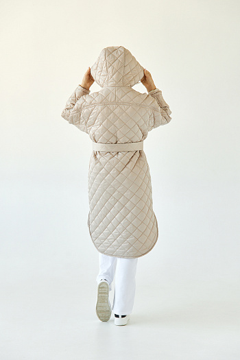 2 Куртка женская демисезонная 24425 (латте)