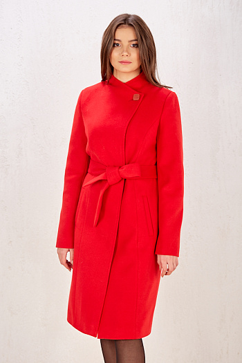 2 Пальто 18188  (красный)