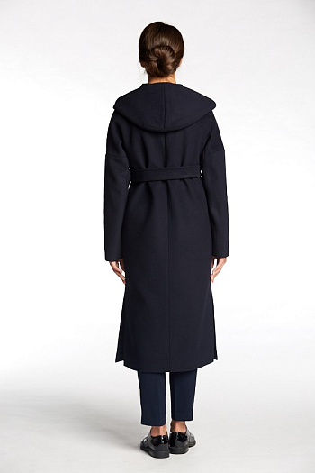 3 Пальто женское демисезонное 20150  (темно-синий) 