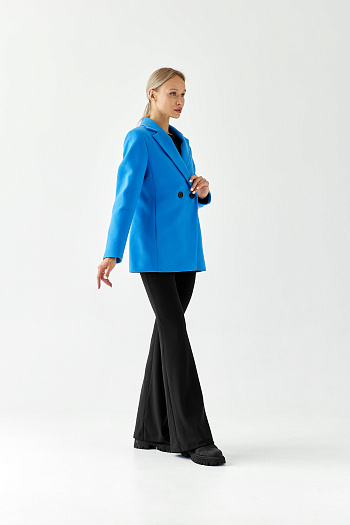 4 Пальто женское демисезонное 26860 (электрик)