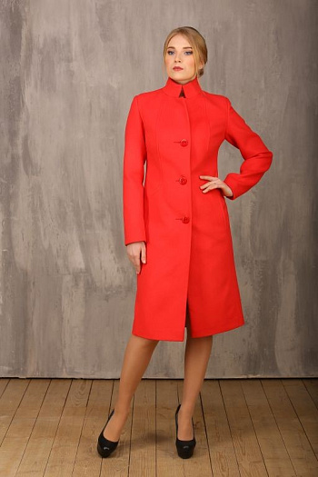 4 Пальто 18507  (красный) 