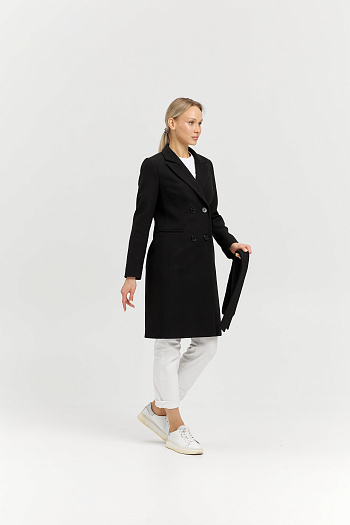 3 Пальто женское демисезонное 27420 (черный)