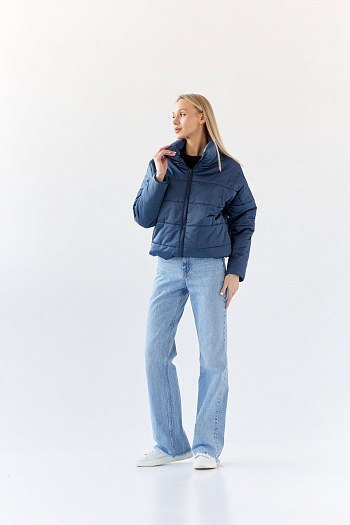 2 Куртка женская демисезонная 26750 (деним)