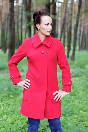 2 Пальто 14-206   (красный) 