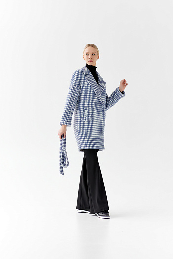 11 Пальто женское демисезонное 25990 (grey blue)