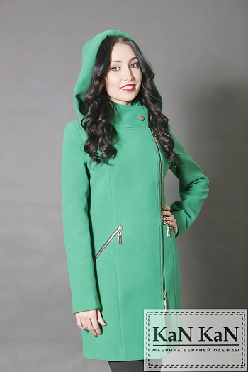 2 Пальто 1502-957  (светло-зеленый) 