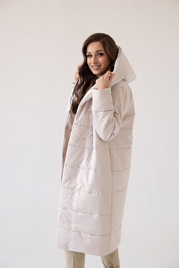 2 Куртка женская демисезонная 22910 (бежевый)