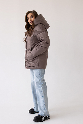 3 Куртка женская демисезонная 23260 (капучино)