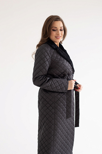 3 Куртка женская демисезонная 23985 (графит)